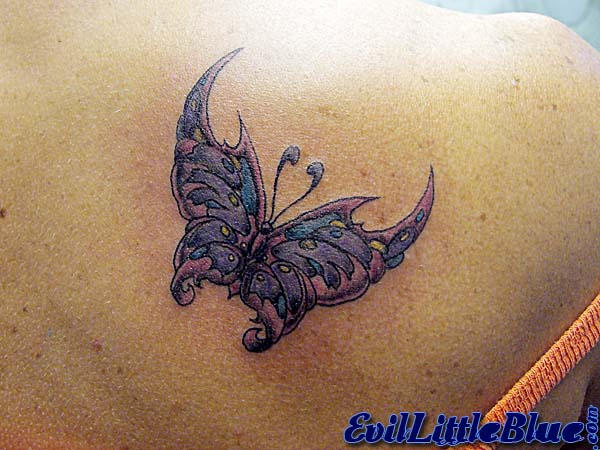 Colorful Butterfly - butterfly tattoo