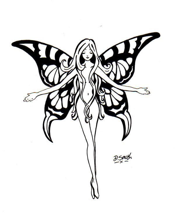 black faerie tattoo by ~deedeedee123 on deviantART
