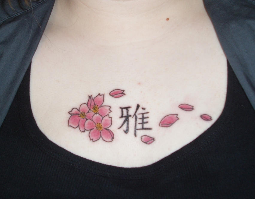 Tattoo for Alisha :heart: - chest tattoo