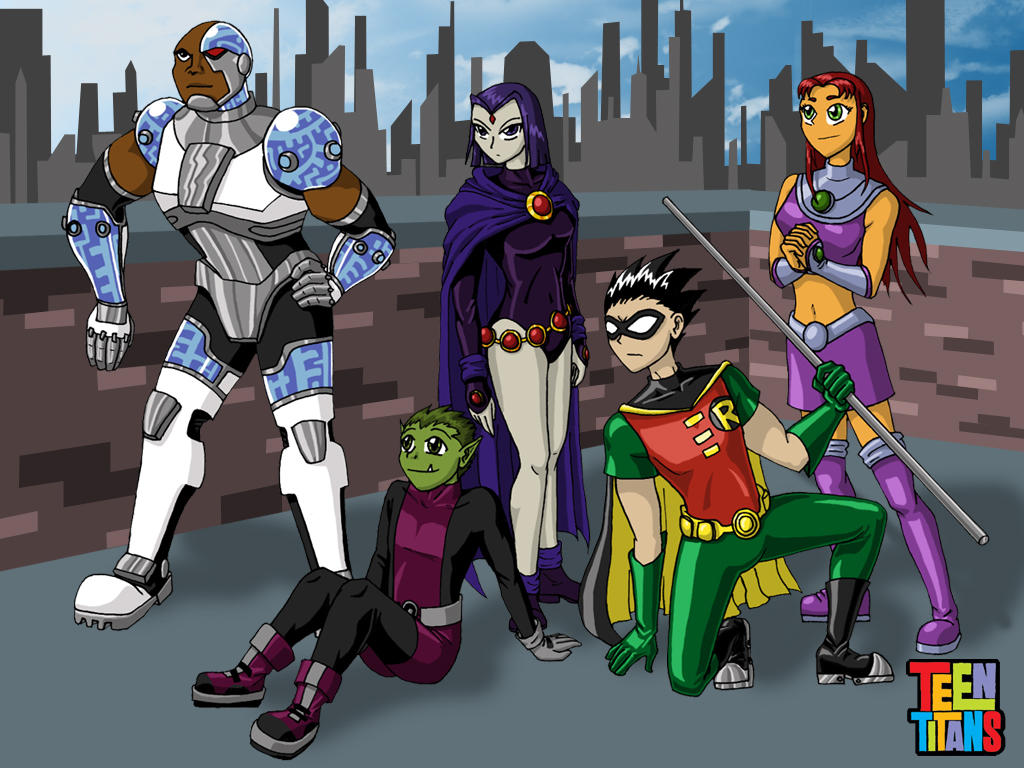 Teen Titans Wallpaper by ~mystryl-shada on deviantART