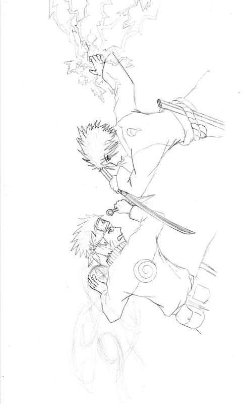 naruto and sasuke coloring pages - photo #8