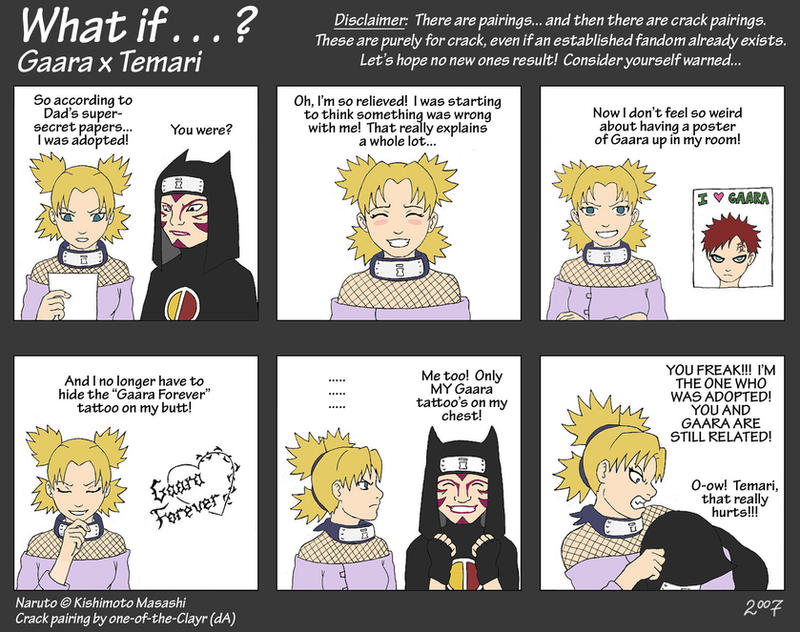 What If - Gaara x Temari by *one-of-the-Clayr on deviantART