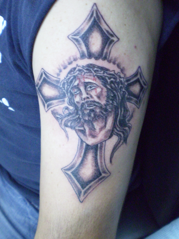 cross tattoos for men