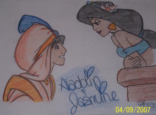 princess jasmine and aladdin wallpaper. Princess Jasmine and Aladdin