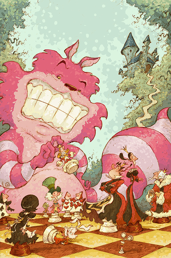 Wonderful Illustration of Alice in Wonderland