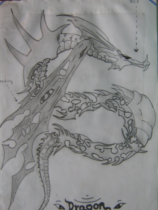 Tattoo Dragon Draw by AngelTimi88 on deviantART