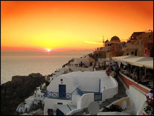Greece - Santorini Sunset by