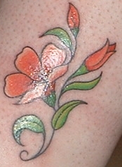 My tattoo - flower tattoo