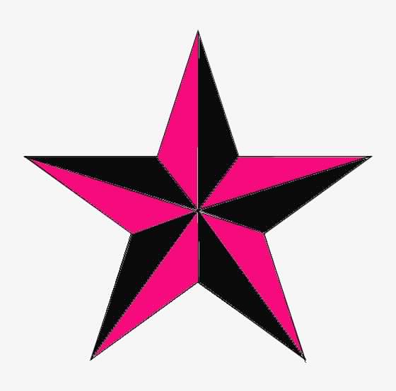 Pink and Black Nautical Star by CelestialWolf1 on deviantART