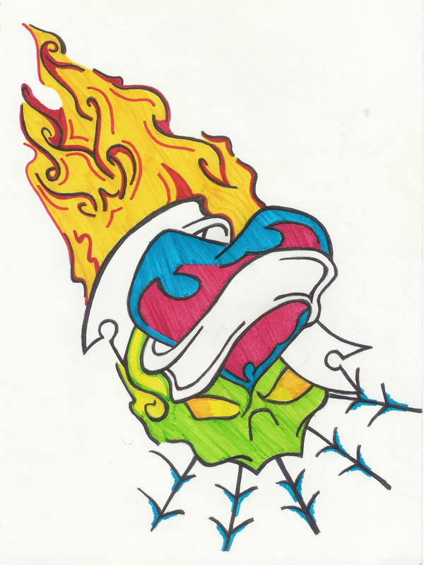 New School Tattoo Design by Perry666 on deviantART