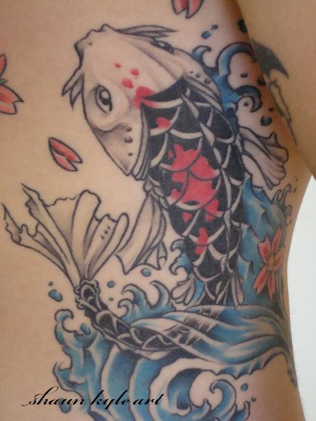 koi tattoo by ShaunKyle on deviantART