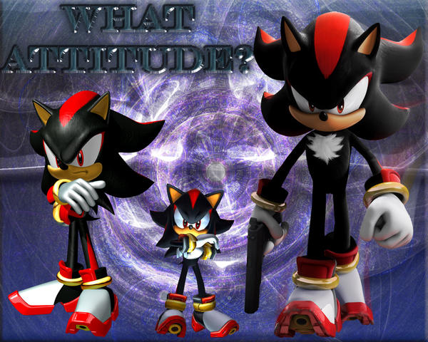 Shadow The Hedgehog What Attitude 1280 x 1024 Wallpaper