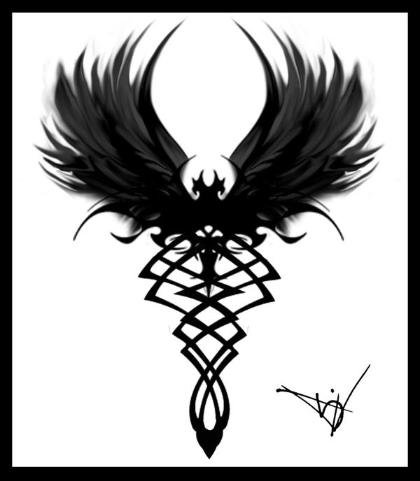 filigree tattoo. Gothic Vampire Bat Tattoo by