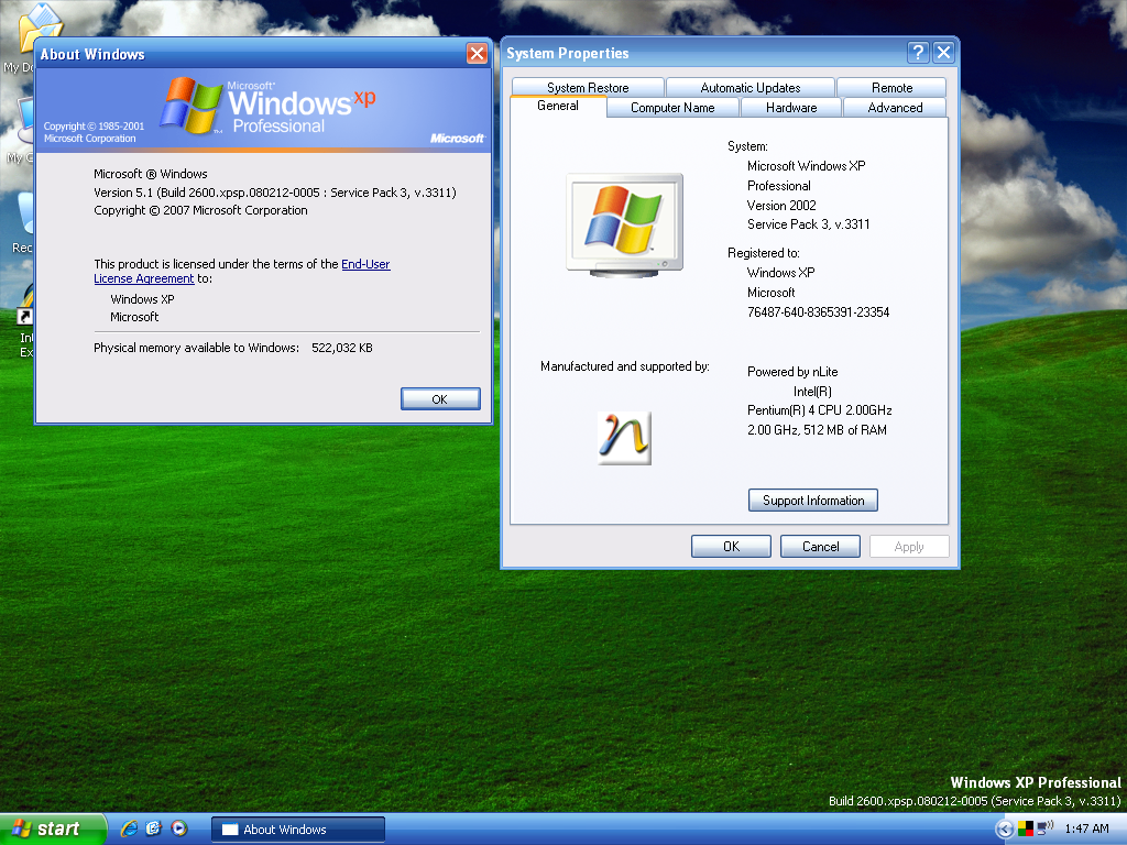 activer Windows XP gratuitement sans patch ni crack