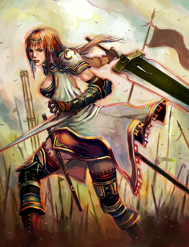 Girl Warrior by longai