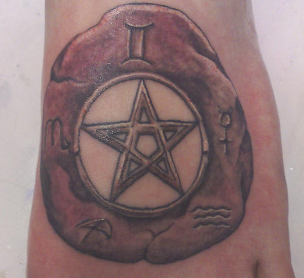 Pentagram Tattoos. Noble Brats celebrated the release of their debut album