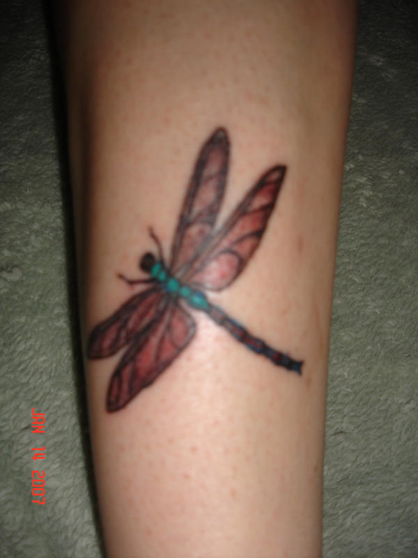 dragon fly tattoos. dragonfly tattoo by Marian