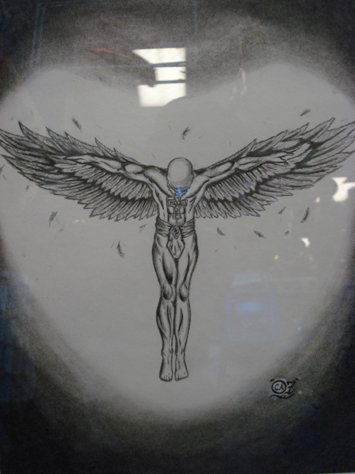guardian angel tattoos. Guardian Angel Tattoo Design