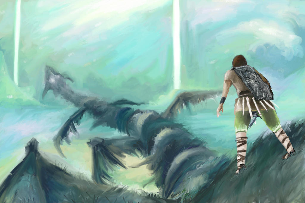 shadow of colossus wallpaper. Shadow of colossus tribute by
