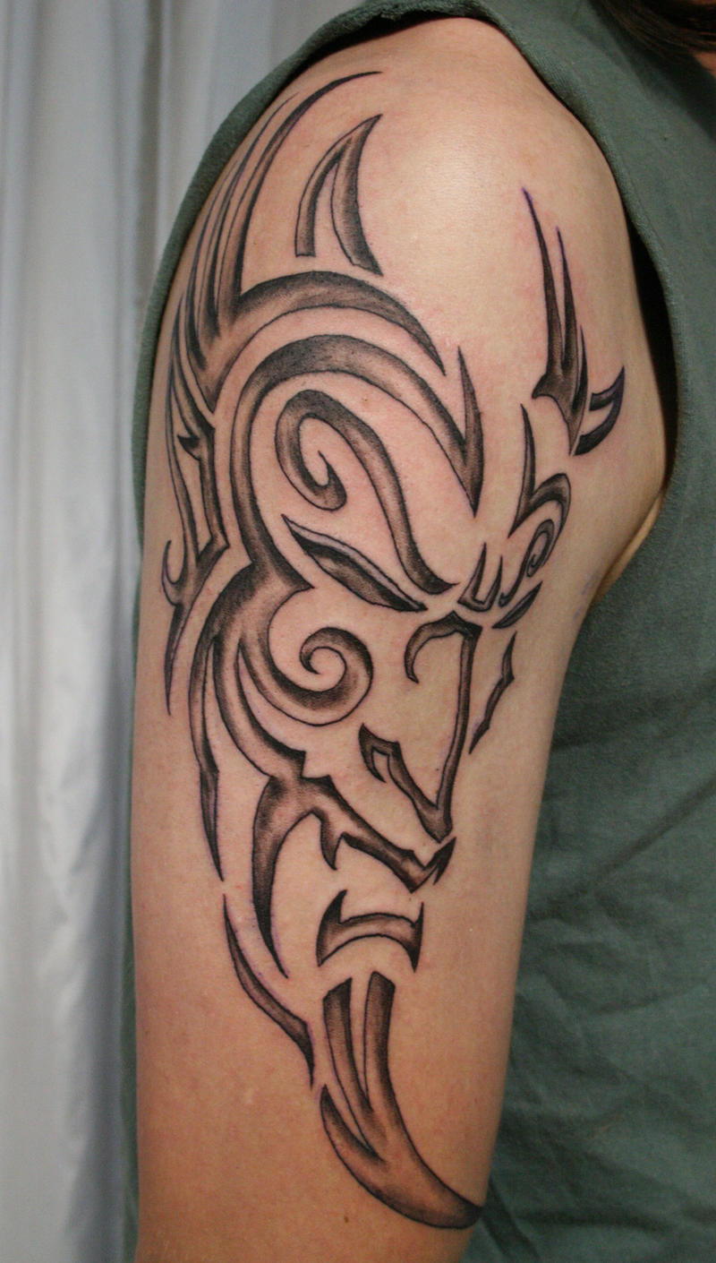 Tribal Devil Tattoo by