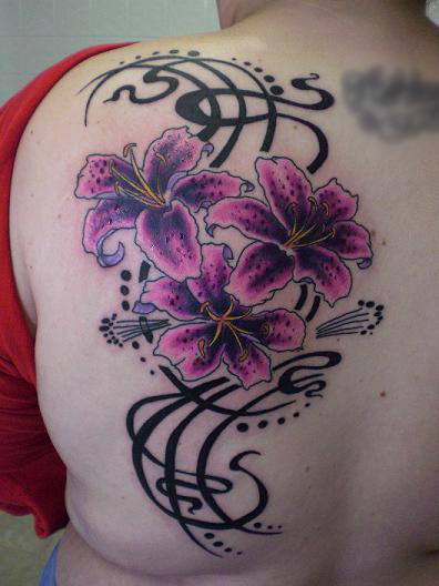 Big back tattoo | Flower Tattoo