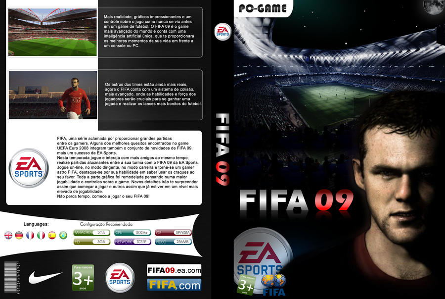 fifa 09 wallpapers. FIFA 09 DVD Cover by ~Natyvw