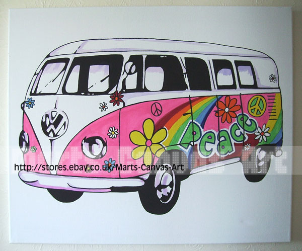 VW Hippy Camper Van by MartsKustomArt on deviantART