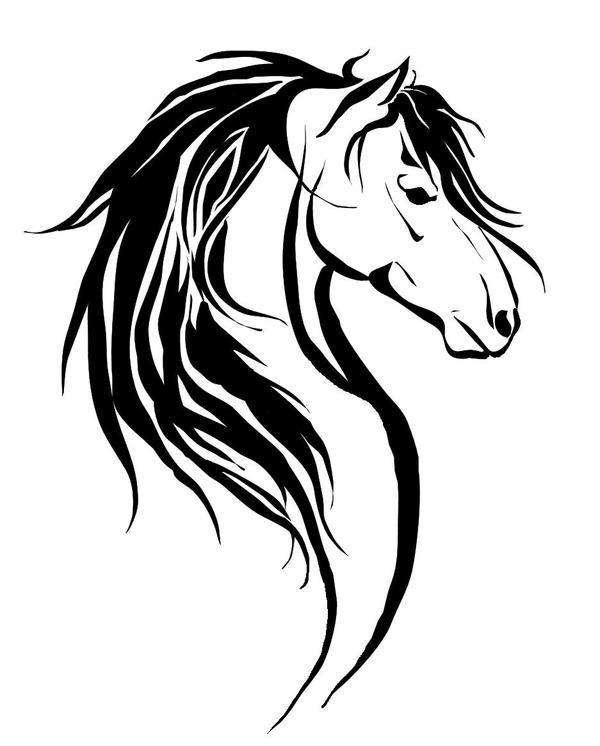 Horse tattoo I by Demondes on deviantART
