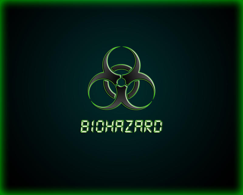 biohazard wallpaper. Biohazard green wallpaper by