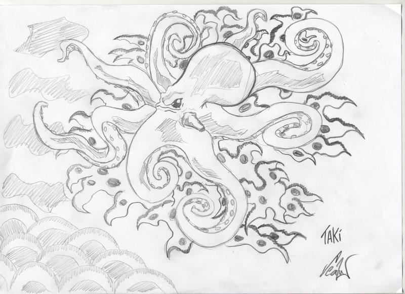 japanese octopus tattoo by seaku on deviantART