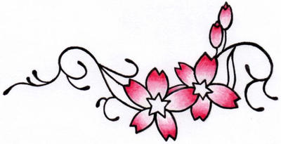 Ankle Tattoo | Flower Tattoo