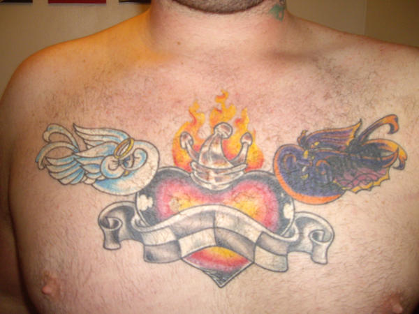 chest piece - chest tattoo