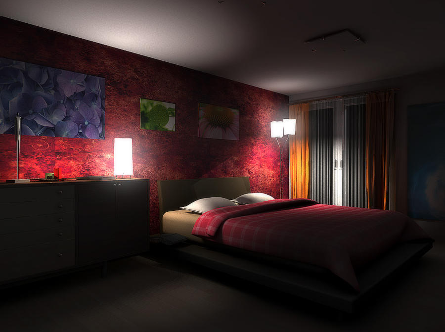 flat A_master bedroom night by betalifetester on deviantART