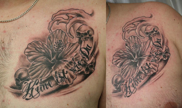 Chicano Letter Flower TaT | Flower Tattoo