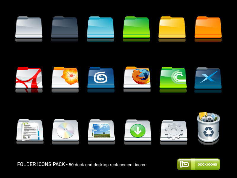 downloads folder icon. Folder Icons Pack by ~deleket