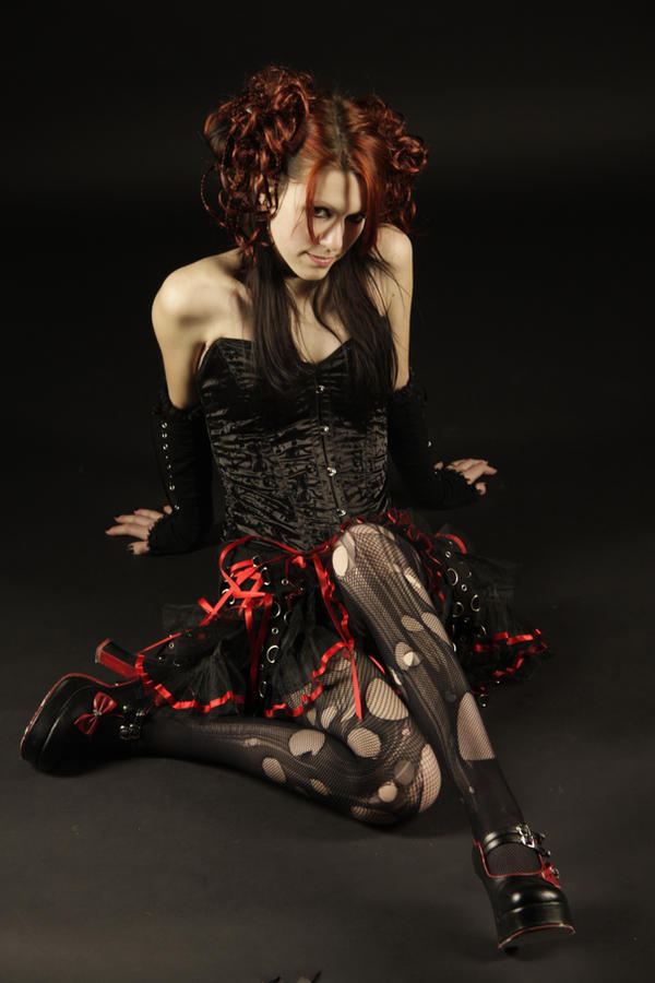 Black Gothic Doll Stock 05 by