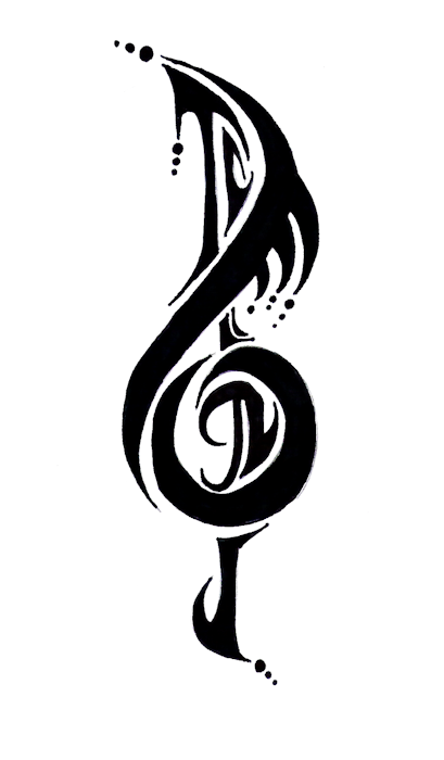 Tribal Music note by shad0w210 on deviantART