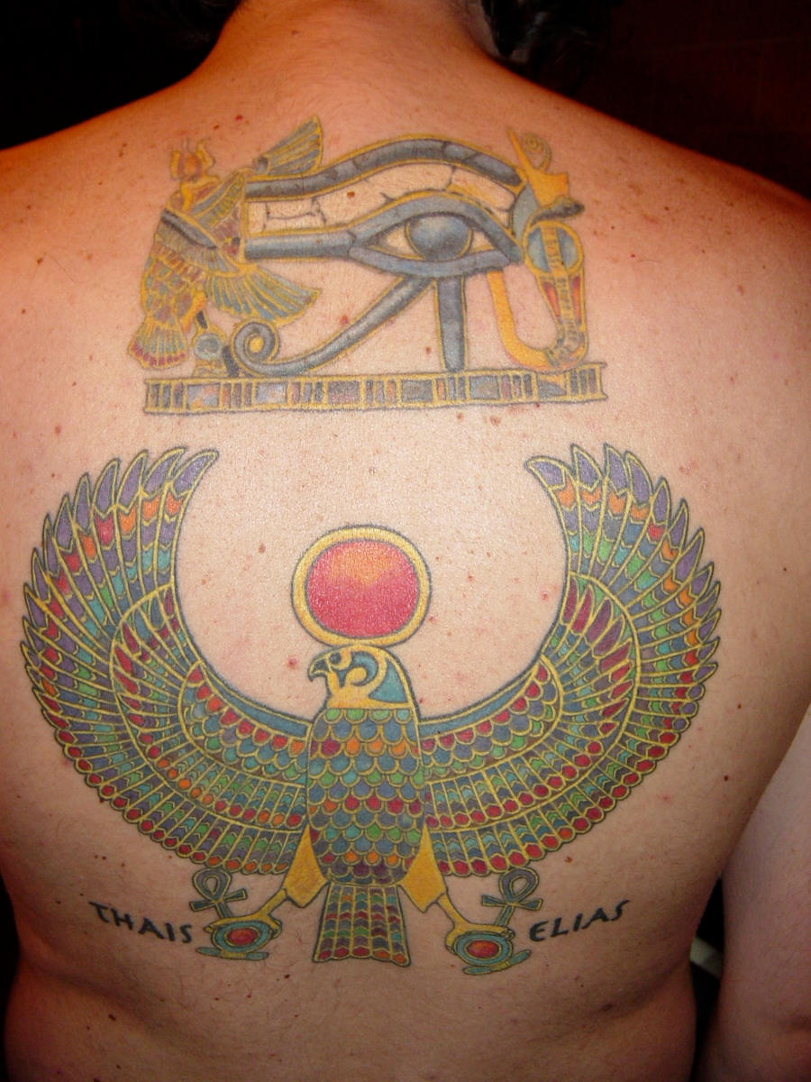 My tatoo Horus falcon Oudjat