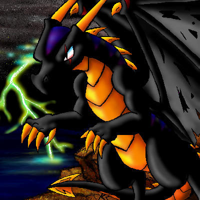 Lightning dragon black