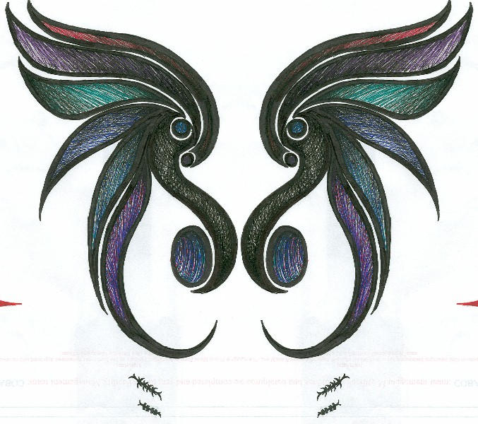 Fae Wings - shoulder tattoo