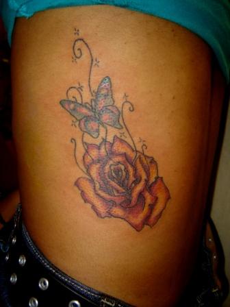 colorful flower | Flower Tattoo
