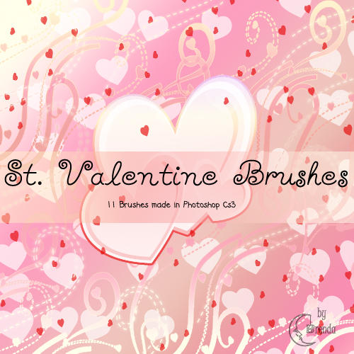 St. Valentine brushes by Coby17