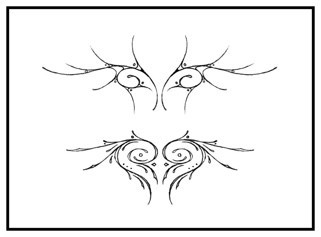 pine-eyed wings | Flower Tattoo