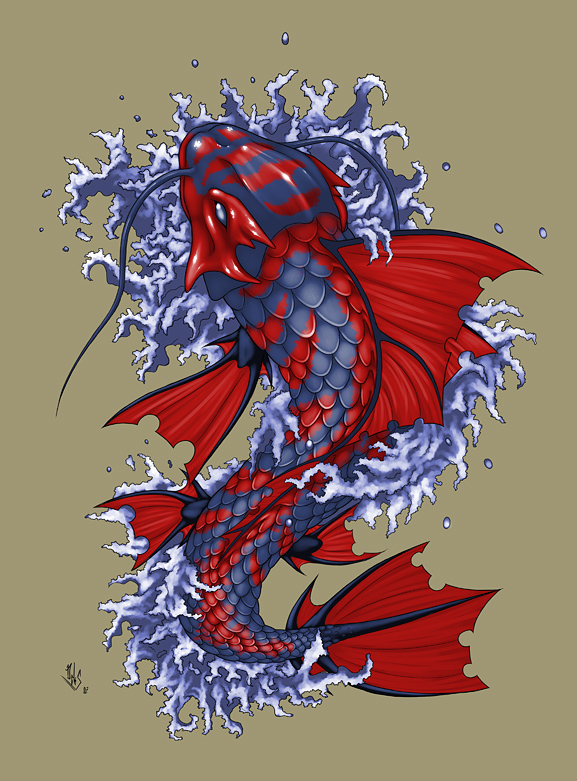 Dragon Koi Fish Tattoo Designs pictures