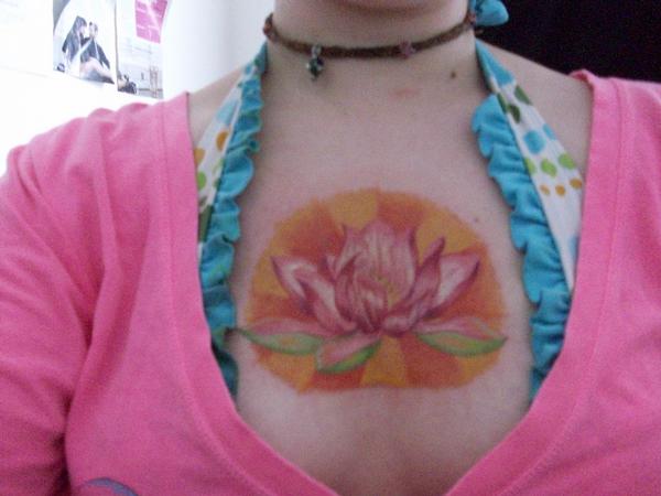 Lotus.Life. - chest tattoo