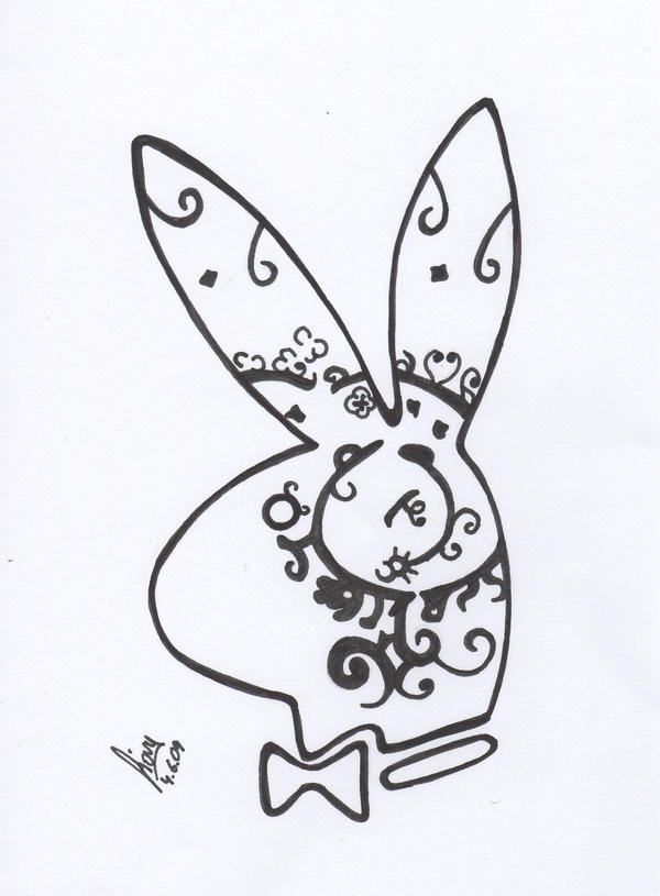 Playboy Bunny Tattoo +Commish+ by *Nube85 on deviantART