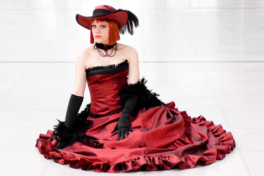 Madame Red Ballgown 1 by AndyK on deviantART