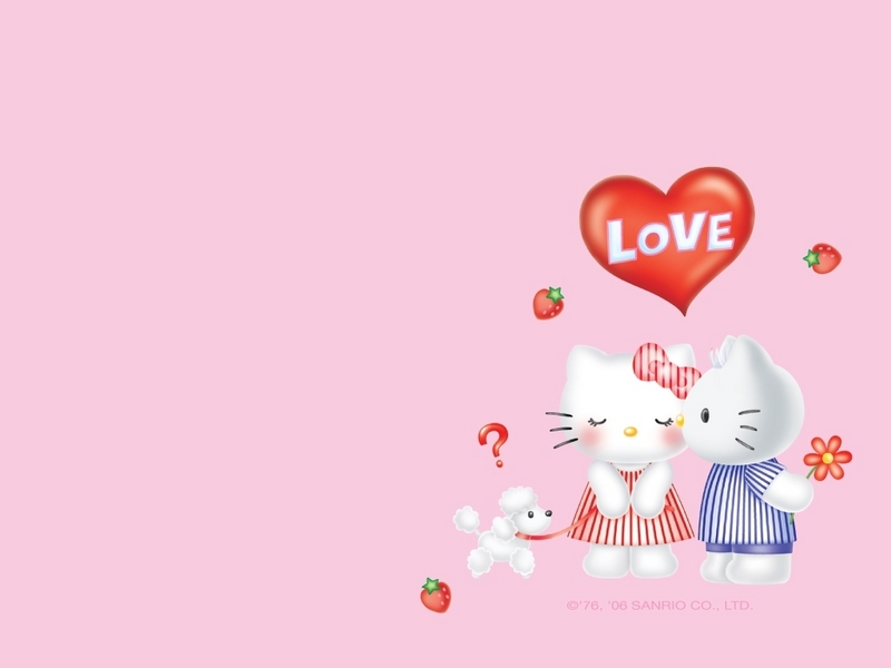 Hello Kitty Love Wallpaper by