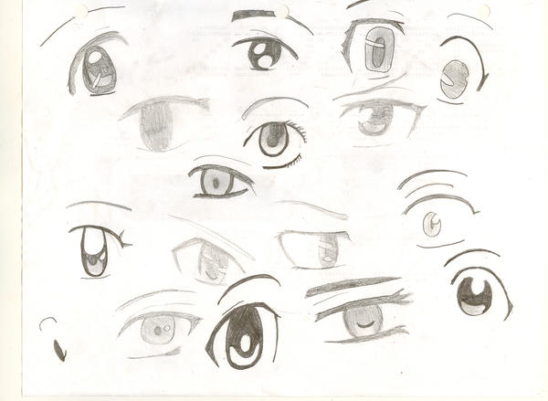 Cartoon Emo Eyes