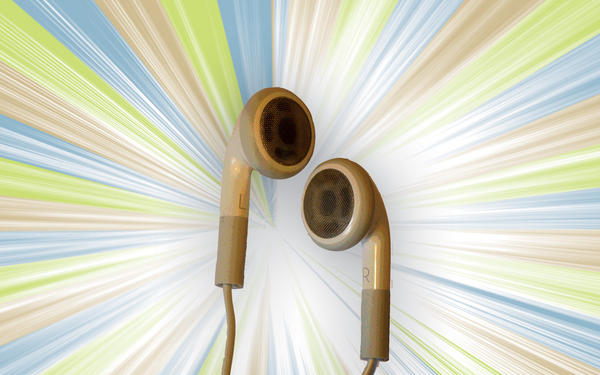 headphone wallpaper. Large iPod Headphone Wallpaper